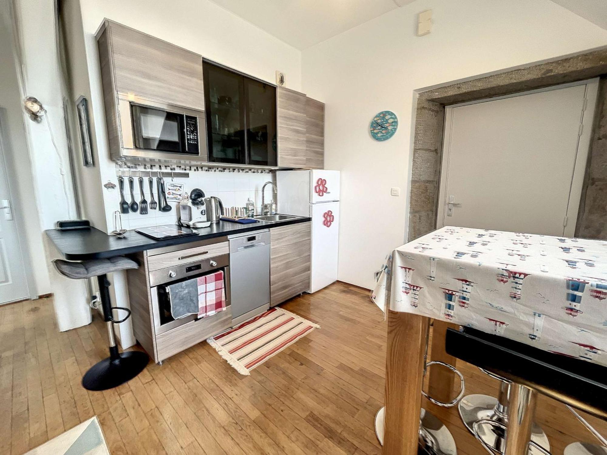 Appartement Cosy, 200M Plage, Parking Prive, Wifi - Fr-1-361-18 Granville Dış mekan fotoğraf