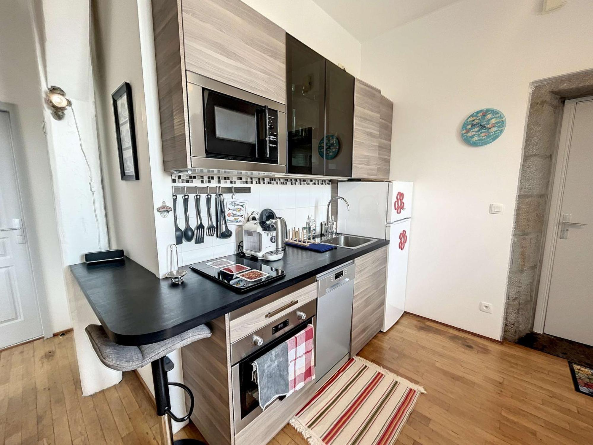 Appartement Cosy, 200M Plage, Parking Prive, Wifi - Fr-1-361-18 Granville Dış mekan fotoğraf